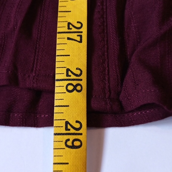 Sz L Know Rose Embroidered Rose Long Sleeve Button Linen Blend Top - Picture 12 of 15